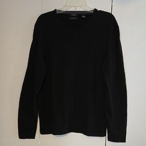Classic Black V-Neck Sweater for Men